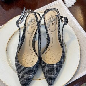 Life Stride Black and White Plaid 👠